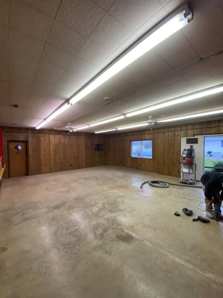 Basement Concrete Coating Before 1