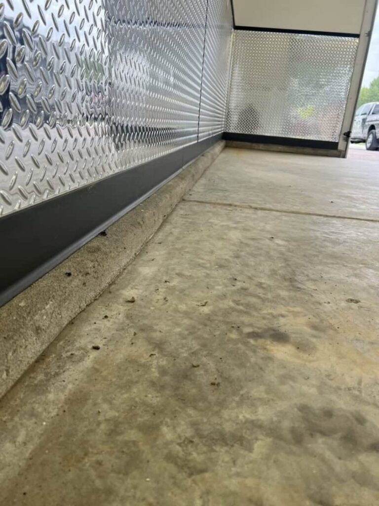 Garage Concrete Coating Before 2